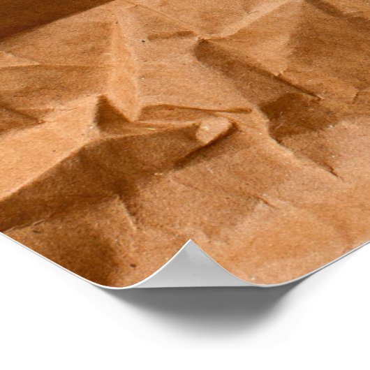 crumpled paper as backgroundabstract, graphic deco ポスター (角)