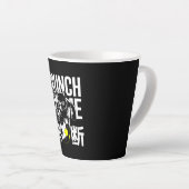 Crunch Time Soccer Cat Gift for Coaches & Athletes カフェラテマグ (右アングル)