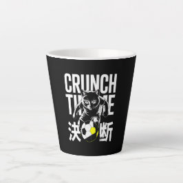 Crunch Time Soccer Cat Gift for Coaches & Athletes カフェラテマグ