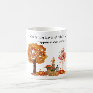 Crunching Leaves & Crisp Air Fall Mug – Autumn Mug コーヒーマグカップ
