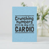 Crunching Numbers Is My Cardio サンキューカード (スタンド正面)