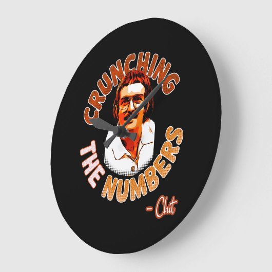 Crunching the numbers ラージ壁時計 (傾斜)