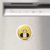 Crunchy 3D Emoji Round Magnet マグネット (インサイチュ (食洗機))