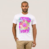 CrunkWorldの役人のティー Tシャツ (正面フル)