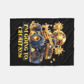Crush 2026 Monster Truck New Year Party Countdown  フリースブランケット (正面(横))