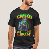 Crush 7th Grade Dinosaur Back To School For Teache Tシャツ (正面)