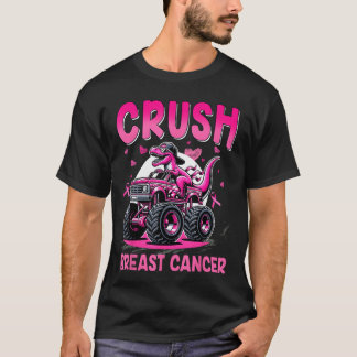 Crush Breast Cancer Awareness Monsterruckoddler Bo Tシャツ