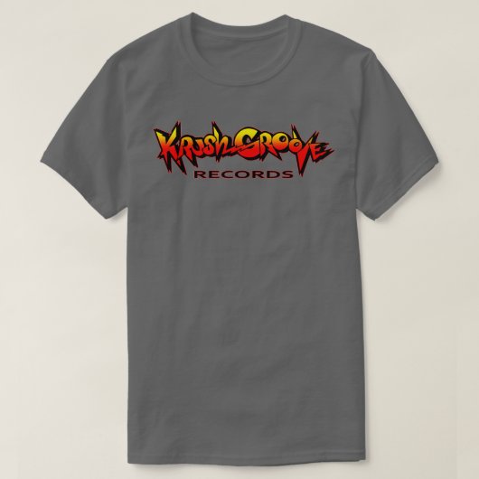 Crush Grooveレコード Tシャツ (デザイン正面)