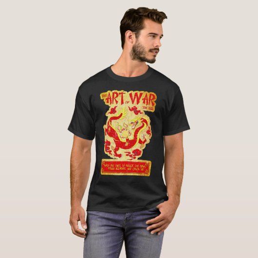 Crush him - The Art of War - Sun Tzu Tシャツ (正面フル)