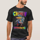 Crush Kindergarten Dinosaur Monster Truck Back to  Tシャツ (正面)