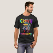 Crush Kindergarten Dinosaur Monster Truck Back to Tシャツ (正面フル)