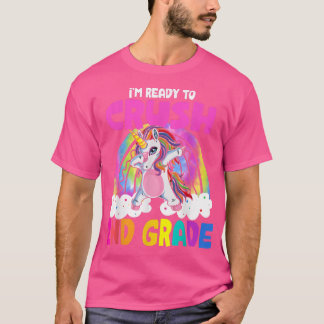 Crush Second 2nd Grade Dabbing Unicorn Back to Sch Tシャツ