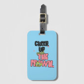 CRUSH THE FROWN CHEER UP LUGGAGE TAG ラゲッジタグ (正面縦)