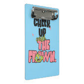 CRUSH THE FROWN CHEER UP MINI CLIPBOARD  ミニクリップボード (アングル)