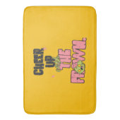 CRUSH THE FROWN CHEER UP  SHOWER CURTAIN  バスマット (正面縦)