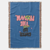 CRUSH THE FROWN CHEER UP THROW BLANKET スローブランケット (正面縦)
