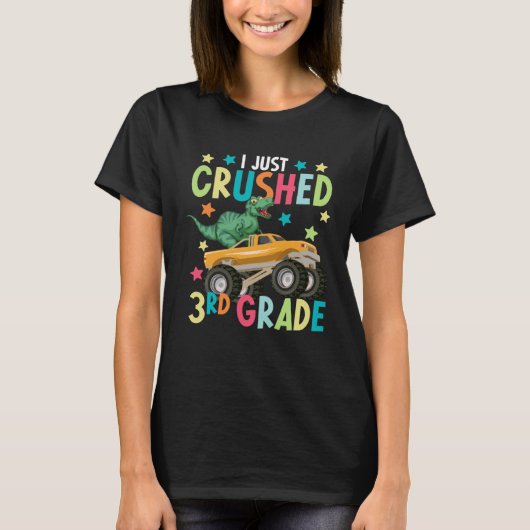 Crushed 3rd Grade Happy Last Day Of 3rd Grade Grad Tシャツ (正面)