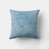 Crushed Blue Velvet Throw Pillow Cover クッション (裏面)