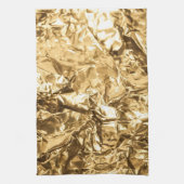 Crushed Golden Folds キッチンタオル (縦)
