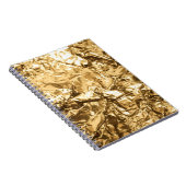 Crushed Golden Folds ノートブック (右側)