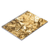 Crushed Golden Folds ノートブック (左側)