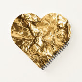 Crushed Golden Folds ノートブック (裏面)