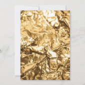 Crushed Golden Folds 招待状 (裏面)