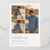 Crushed It PhotoPop Graduation Party 箔招待状 (裏面)