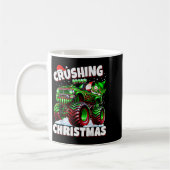 Crushing Christmas Truck For Boys Kids Holiday  コーヒーマグカップ (左)