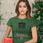 Crushing It Nutcracker Christmas Tee Tシャツ