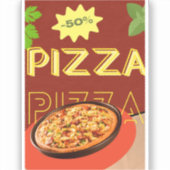 "Crust & Craft: A Pizza Story" シール (正面)