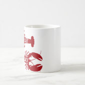 Crustacean CrayそのCrayのCrayfish コーヒーマグカップ (中央)