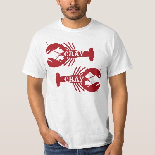 Crustacean CrayそのCrayのCrayfish Tシャツ (正面)