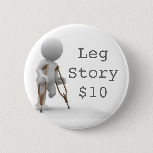CRUTCHESLARGE、LegStory$10 缶バッジ (正面)