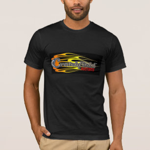 Crutchfieldの習慣のワイシャツの黒 Tシャツ