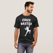 Crux Master  Climber Speed Climber Rappelling Rock Tシャツ (正面フル)