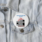 Cruzのためのクロスワードパズルの難問 缶バッジ (インサイチュ)