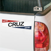 Cruz 2016の斜めのキャンペーンバンパーステッカー- .png バンパーステッカー (トラック上)