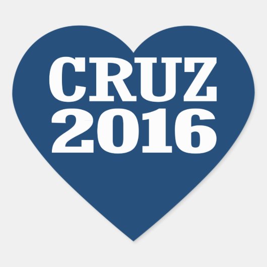 CRUZ 2016 ハートシール (正面)