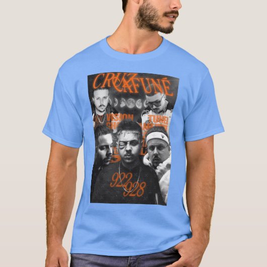 Cruz cafune edit vintage tシャツ (正面)