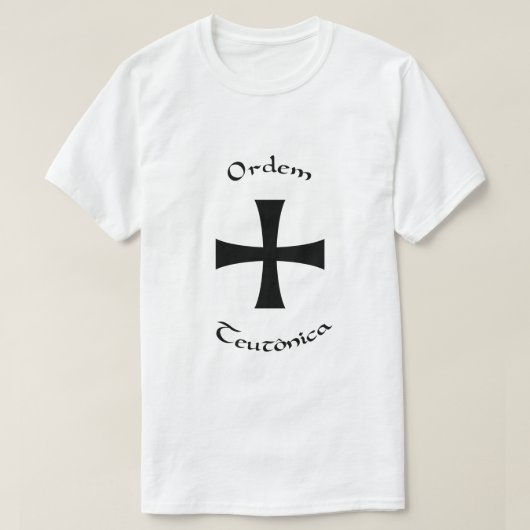 Cruz da Ordem Teutônica - tipo 2 Tシャツ (デザイン正面)