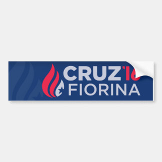Cruz/Fiorina 2016のバンパーステッカー バンパーステッカー
