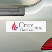 Cruz/Fiorina 2016の割引バンパーステッカー バンパーステッカー (車上)