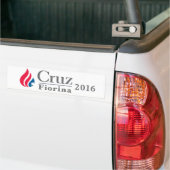 Cruz/Fiorina 2016の割引バンパーステッカー バンパーステッカー (トラック上)