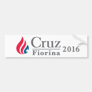 Cruz/Fiorina 2016の割引バンパーステッカー バンパーステッカー