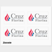 Cruz/Fiorina 2016ステッカー 長方形シール (シート)