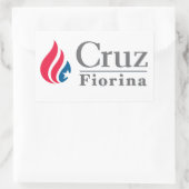 Cruz/Fiorina 2016ステッカー 長方形シール (バッグ)