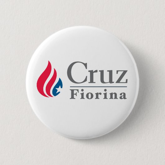 Cruz/Fiorina 2016ボタン 缶バッジ (正面)