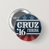 CRUZ FIORINA 2016年 缶バッジ (正面&裏面)