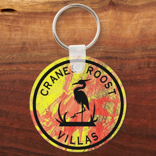 CRV-RED-YELL キーホルダー (正面)